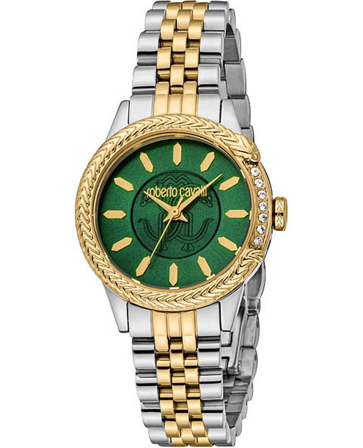 Часы Roberto Cavalli RC5L077M1055 — женские, зеленый