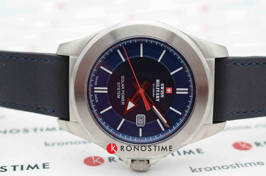 Часы Swiss Military by Chrono Solar Power SMS34073.05 — кварцевые, сталь металл