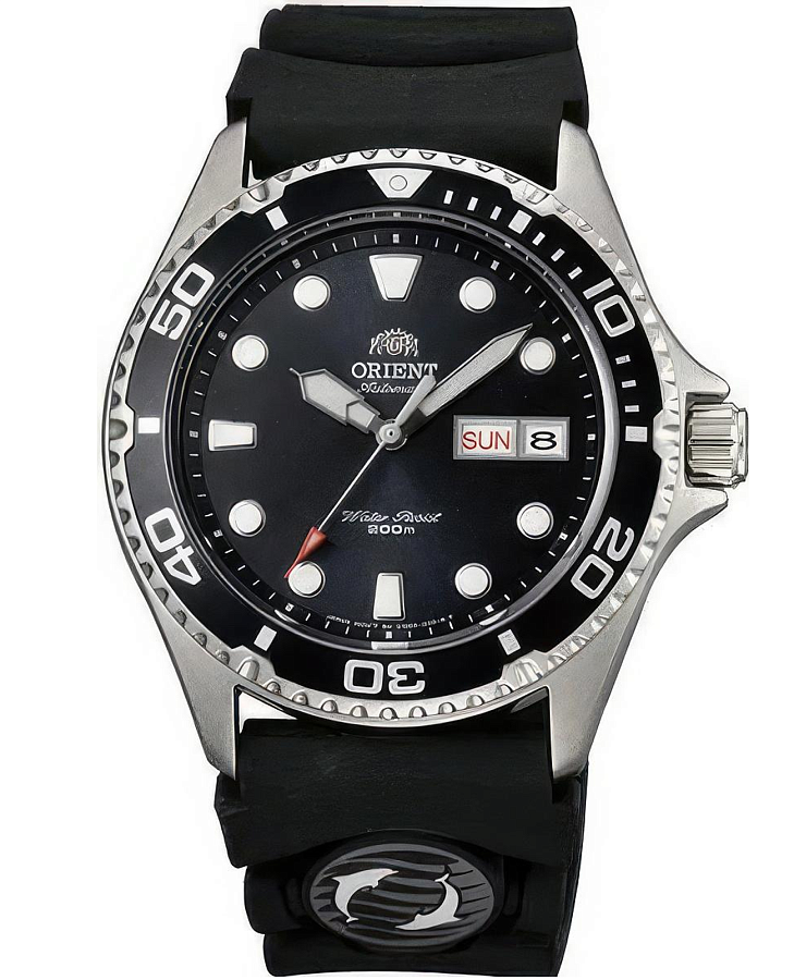 Часы Orient Diving Sports Automatic AA02007B — мужские, черный