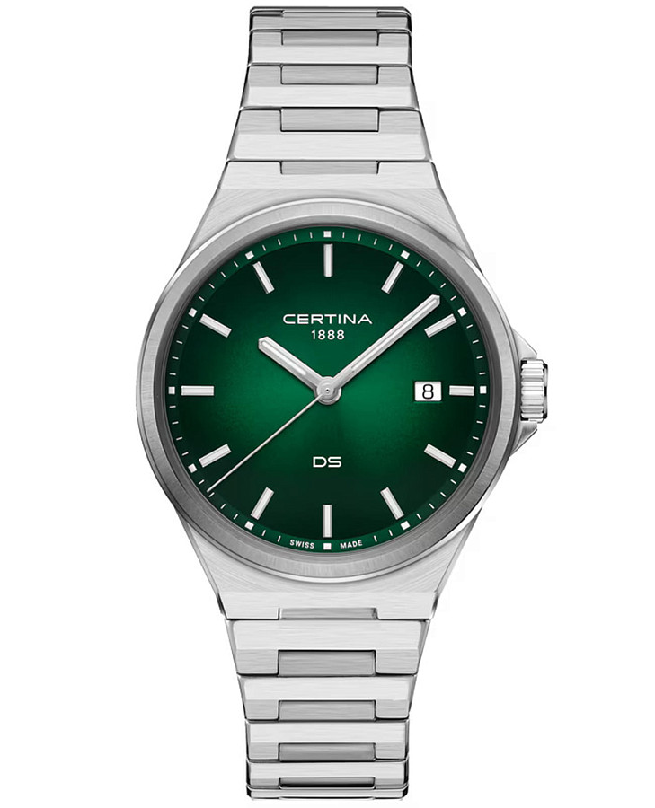 Часы Certina DS-7 Quartz C043.410.11.091.00 — мужские, зеленый