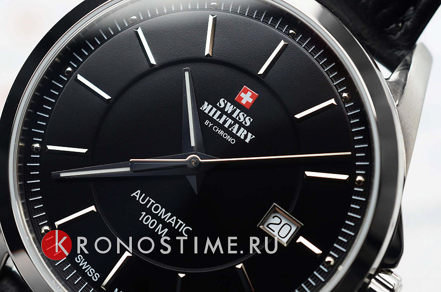 Часы Swiss Military by Chrono SMA34085.13 — механические, металл сталь