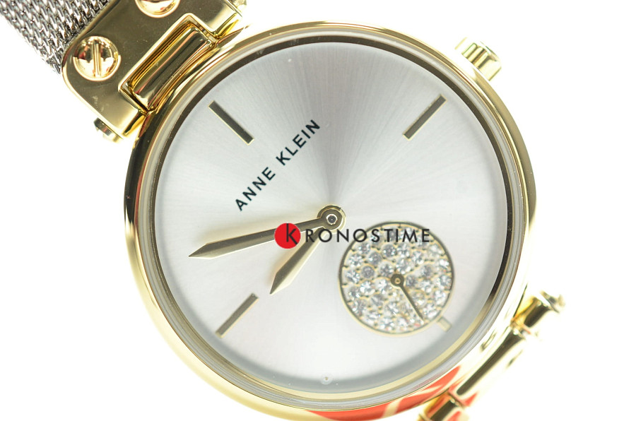 Часы Anne Klein Crystal 3001SVTT — металл сталь, США