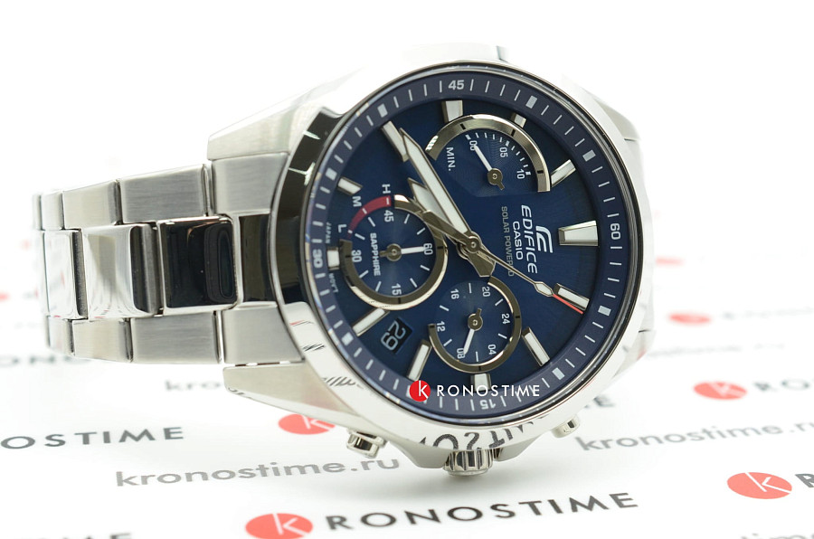 Часы Casio Edifice EFS-S530D-2A — кварцевые, сталь металл