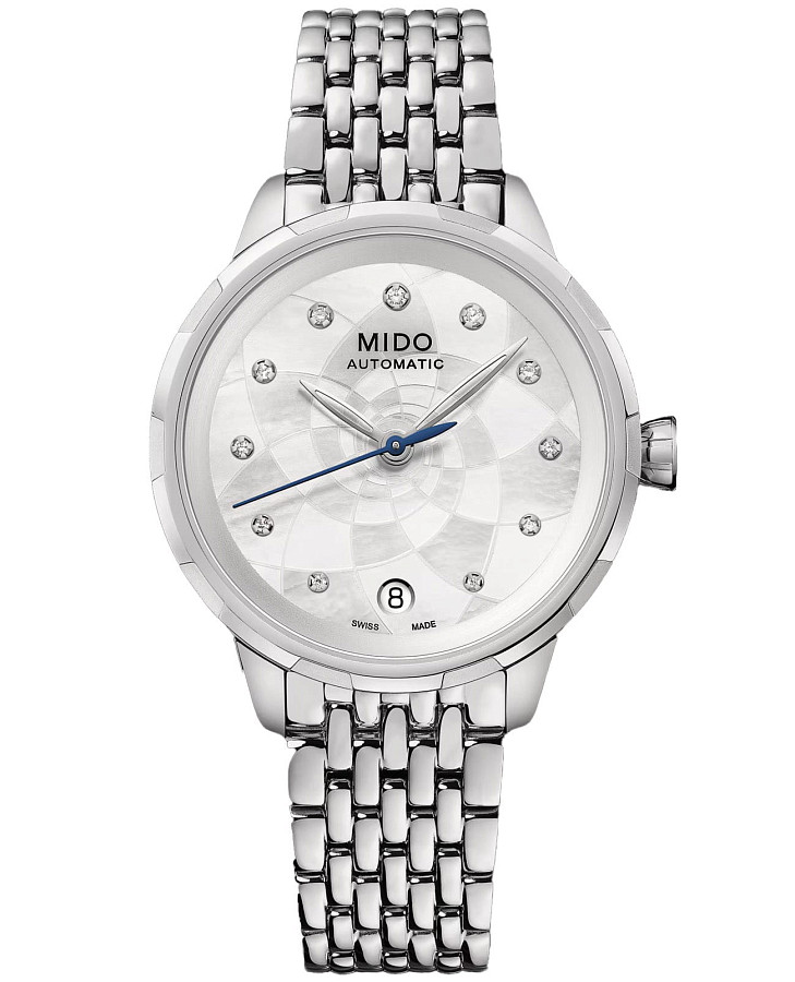Часы Mido Rainflower M043.207.11.106.00 — женские, белый
