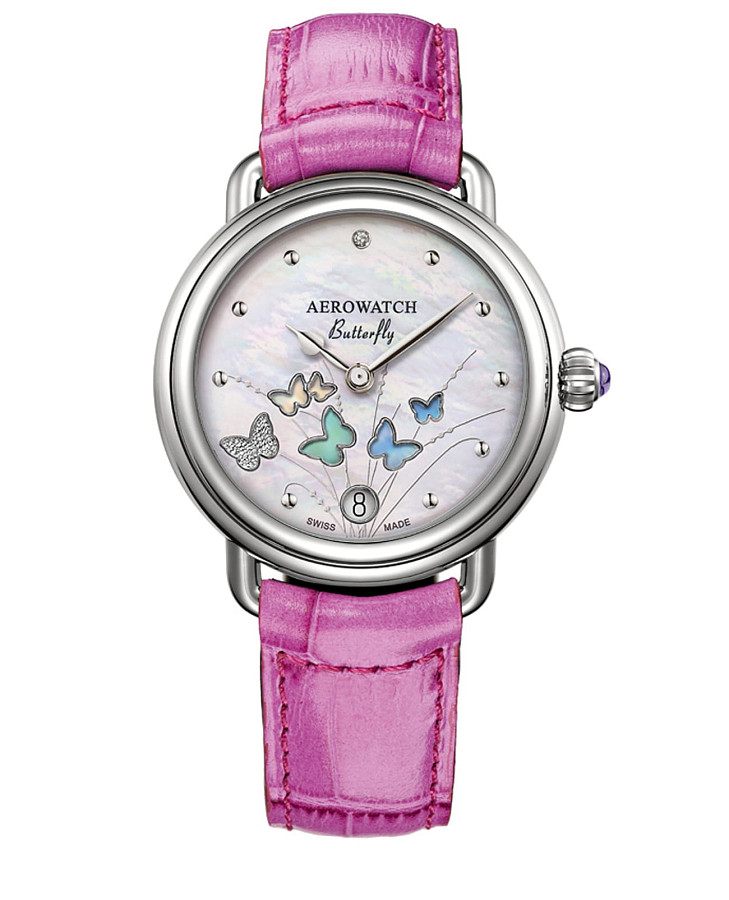 Часы Aerowatch Diamonds 44960 AA05 — женские, перламутровый