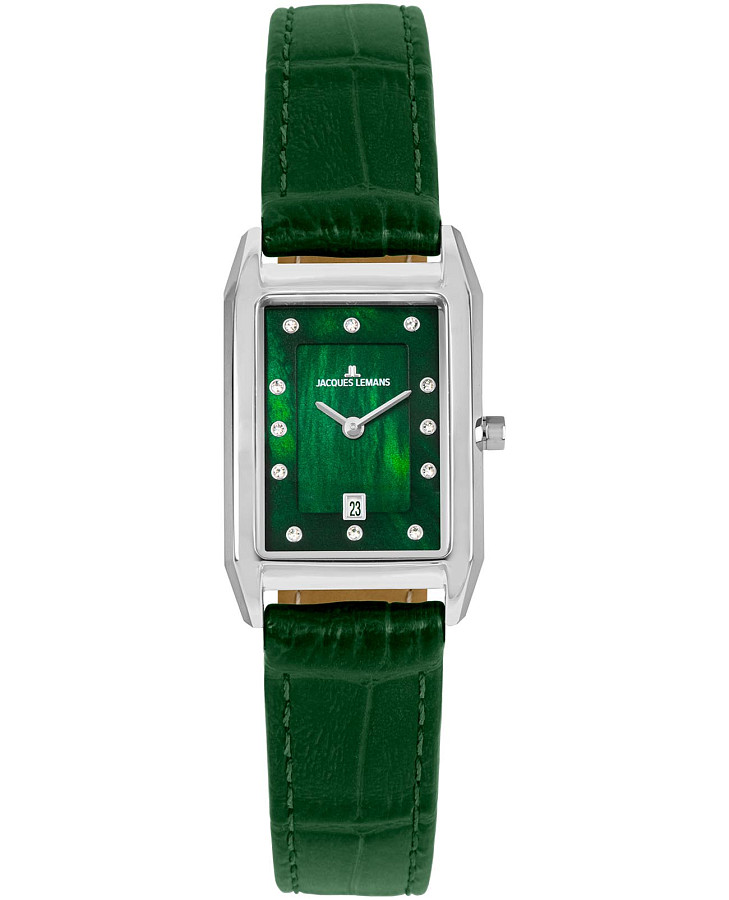Часы Jacques Lemans 1-2189D — женские, зеленый