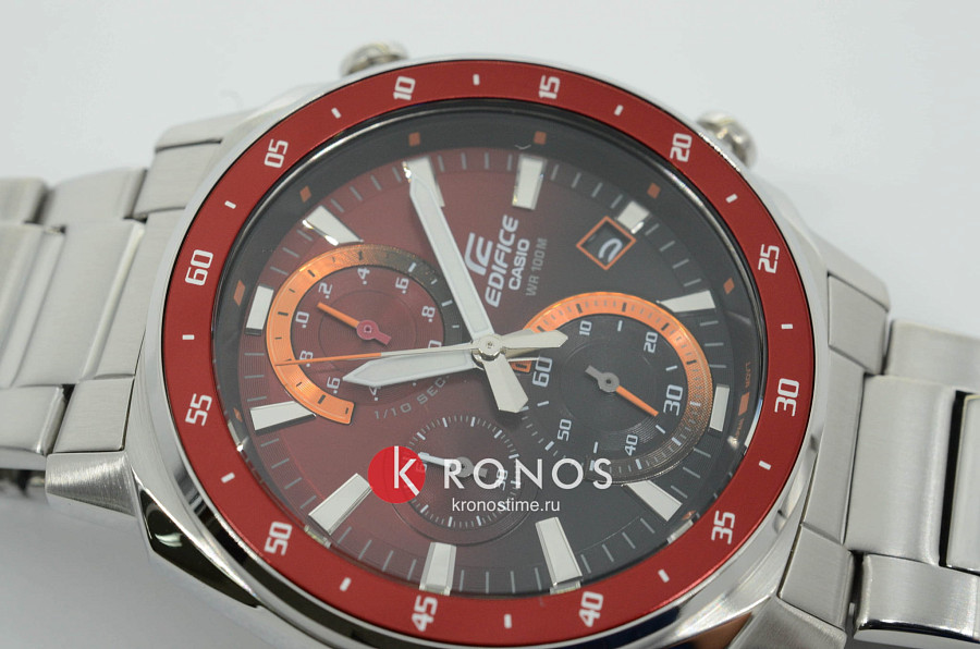 Часы Casio Edifice EFV-600D-4A — металл сталь, Япония