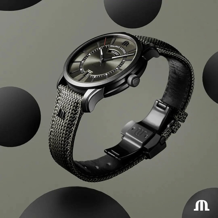 Часы Maurice Lacroix Pontos Day Date Limited Edition PT6358-DLB04-630-5 — металл сталь, Швейцария