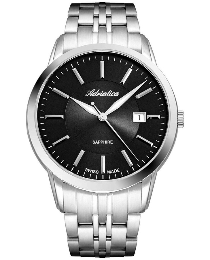 Часы Adriatica A8306.5114Q — мужские, черный