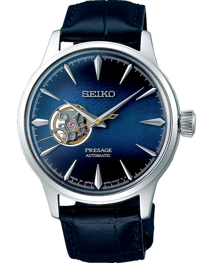 Часы Seiko Presage Cocktail Time SSA405J1 — мужские, синий