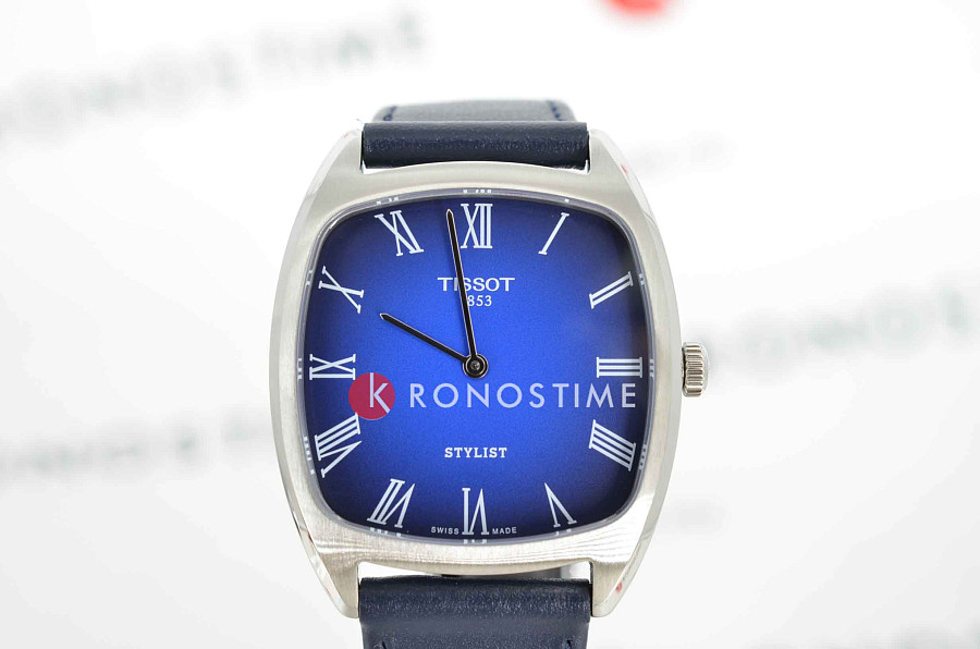 Часы Tissot Stylist T159.909.16.043.00 — мужские, кожаный