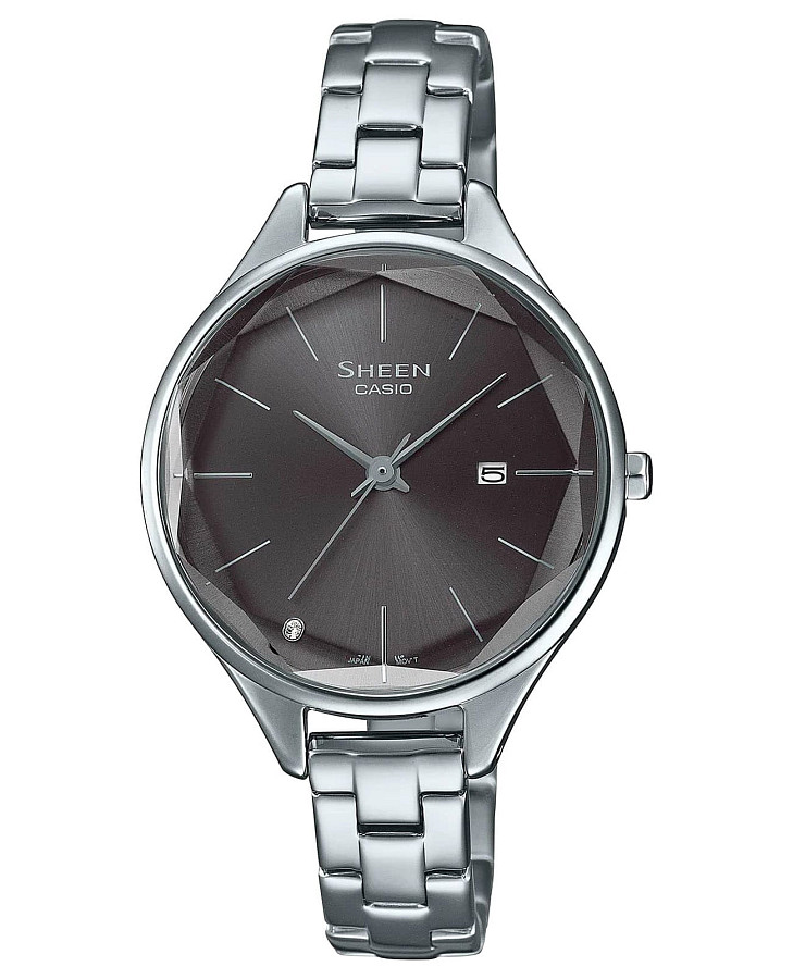 Часы Casio Sheen SHE-4062D-8A — женские, серебристый