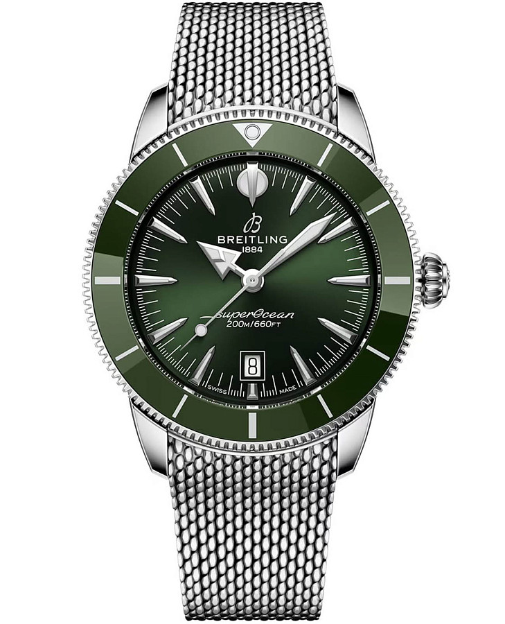 Часы Breitling Superocean Heritage B31 Automatic 44 mm AB3112361L1A1 — мужские, зеленый