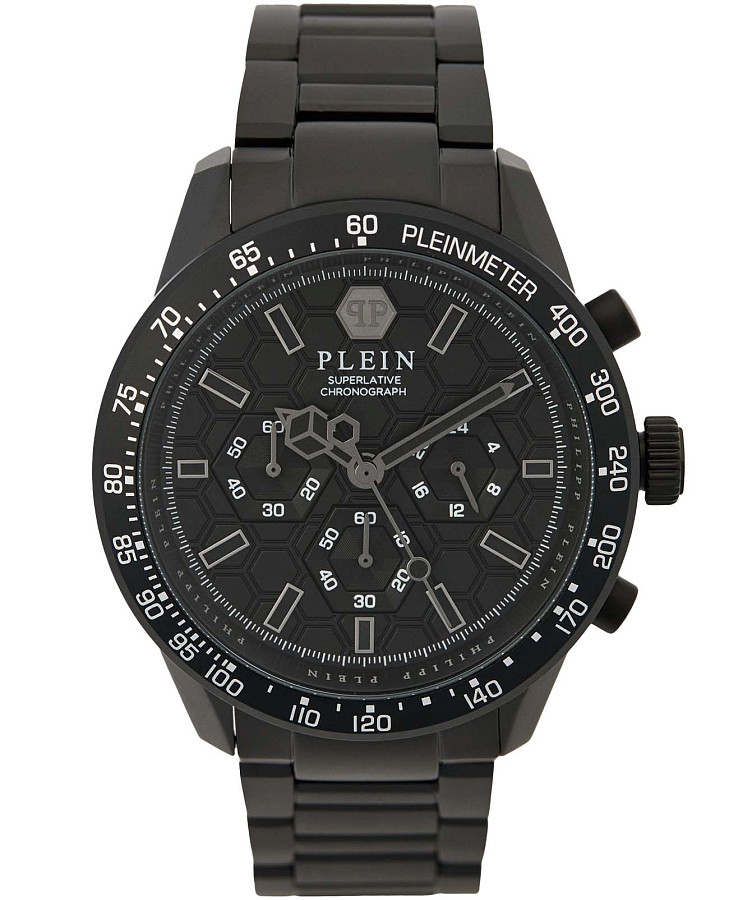 Часы Philipp Plein Gents Hyper-Sport Pleinmeter PWPYA0624 — мужские, черный