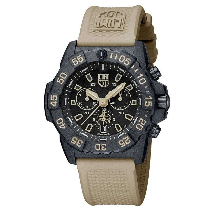 Часы Luminox Navy SEAL Foundation Chronograph XS.3590.NSF.SET — резина, мужские