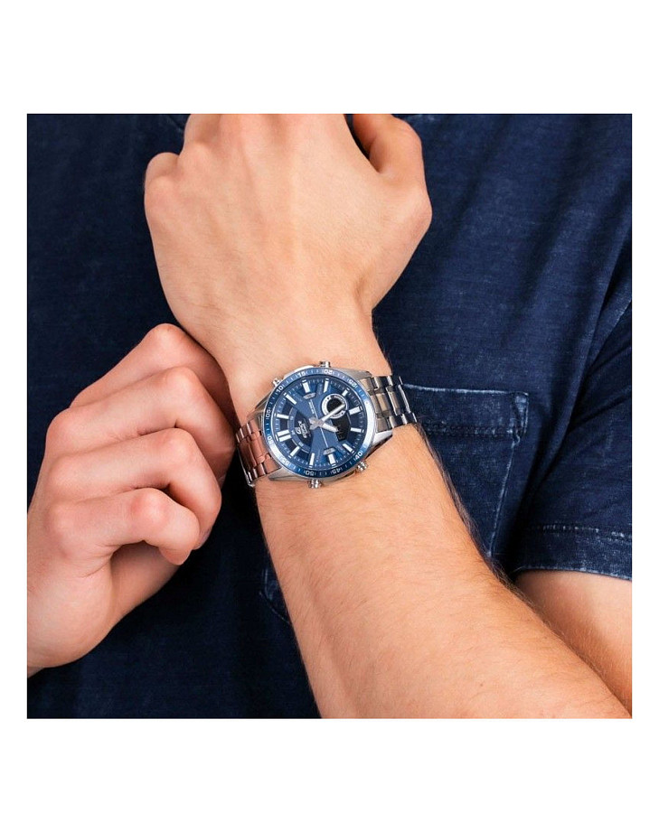 Часы Casio Edifice EFV-C100D-2AVDF (EFV-C100D-2A) — Япония, кварцевые