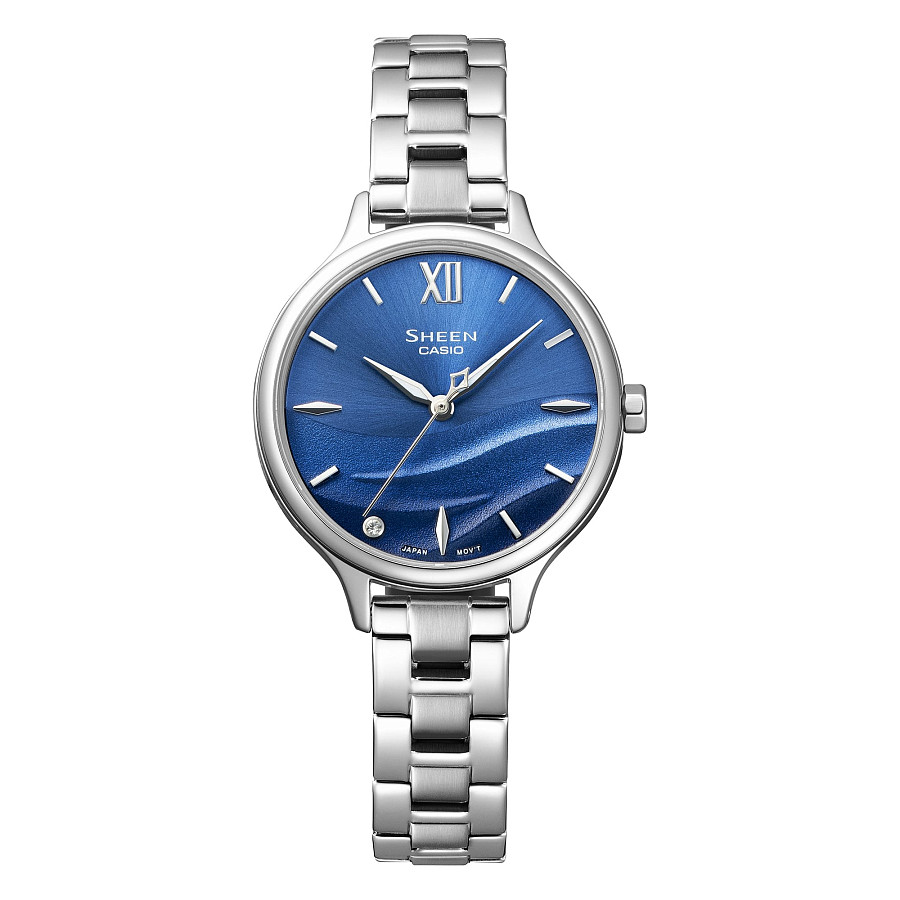 Часы Casio Sheen SHE-4550D-2B — металл сталь, Япония