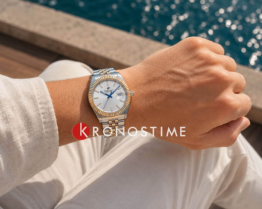 Часы Beverly Hills Polo Club BP3018X.531 — мужские, двухцветный