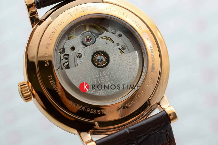 Часы Tissot Carson Premium Powermatic 80 T122.407.36.033.00 — артикул T1224073603300, мужские