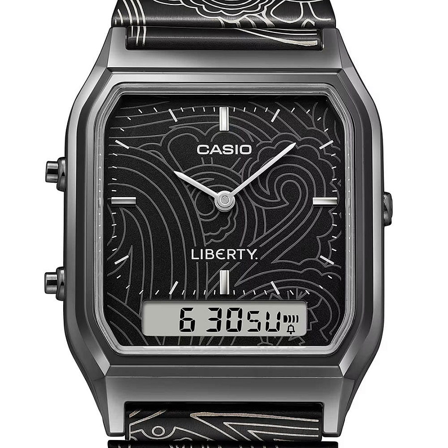 Часы Casio Vintage AQ-230EBLT-1A — пластик, Япония