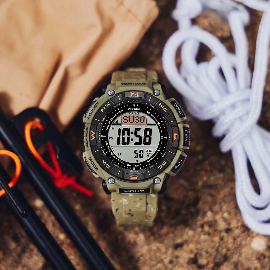 Часы Casio Pro Trek PRG-340SC-5DR (PRG-340SC-5) — электронные