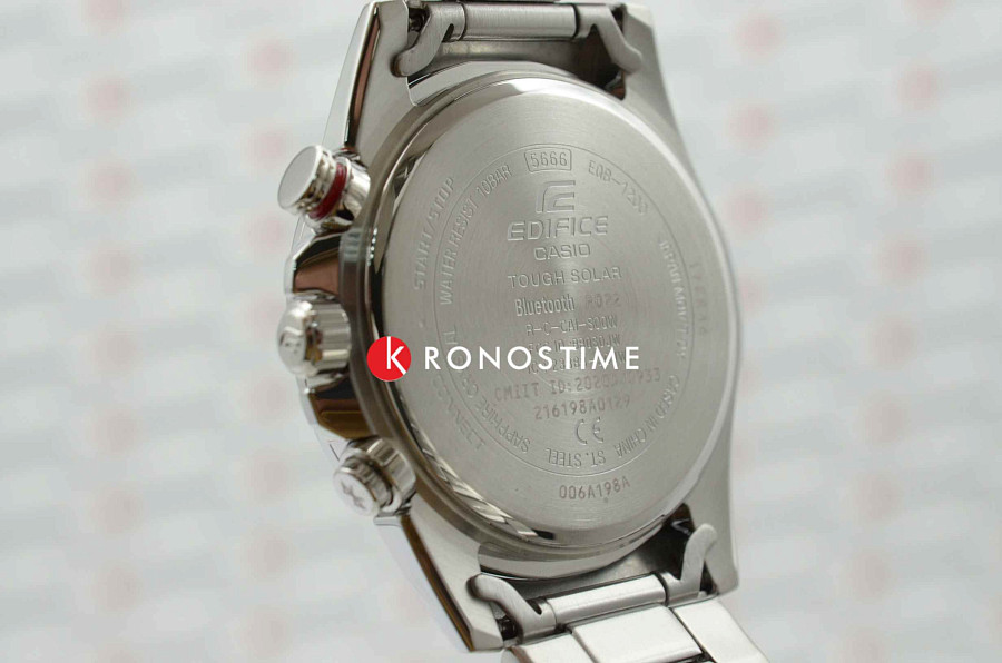 Часы Casio Edifice EQB-1200D-1A — кварцевые, Япония, мужские