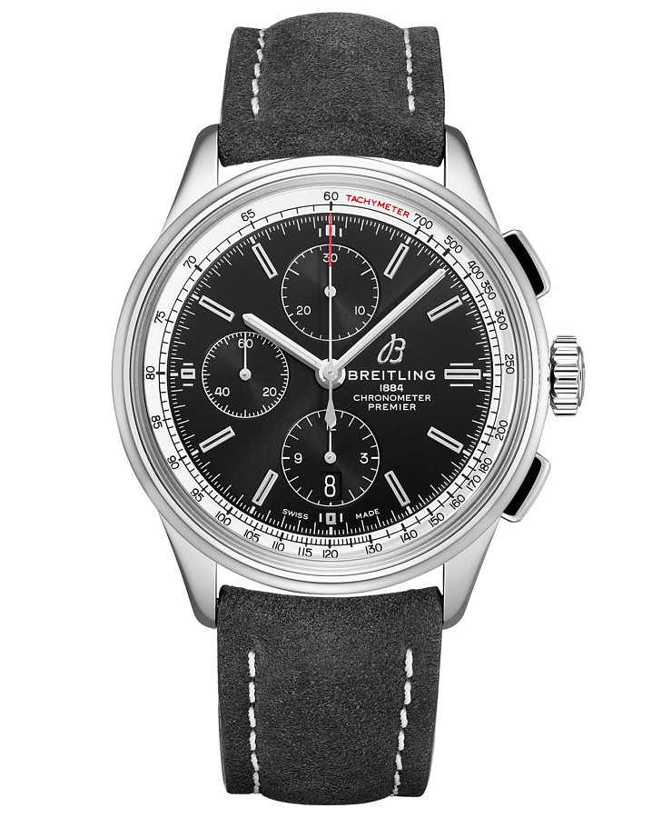 Часы Breitling Premier Chronograph 42 A13315351B1X2 — мужские, черный