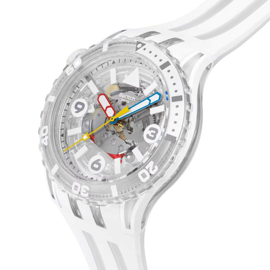 Часы Swatch Aurelia Aurita SSCU09K100 — биокерамика, Швейцария