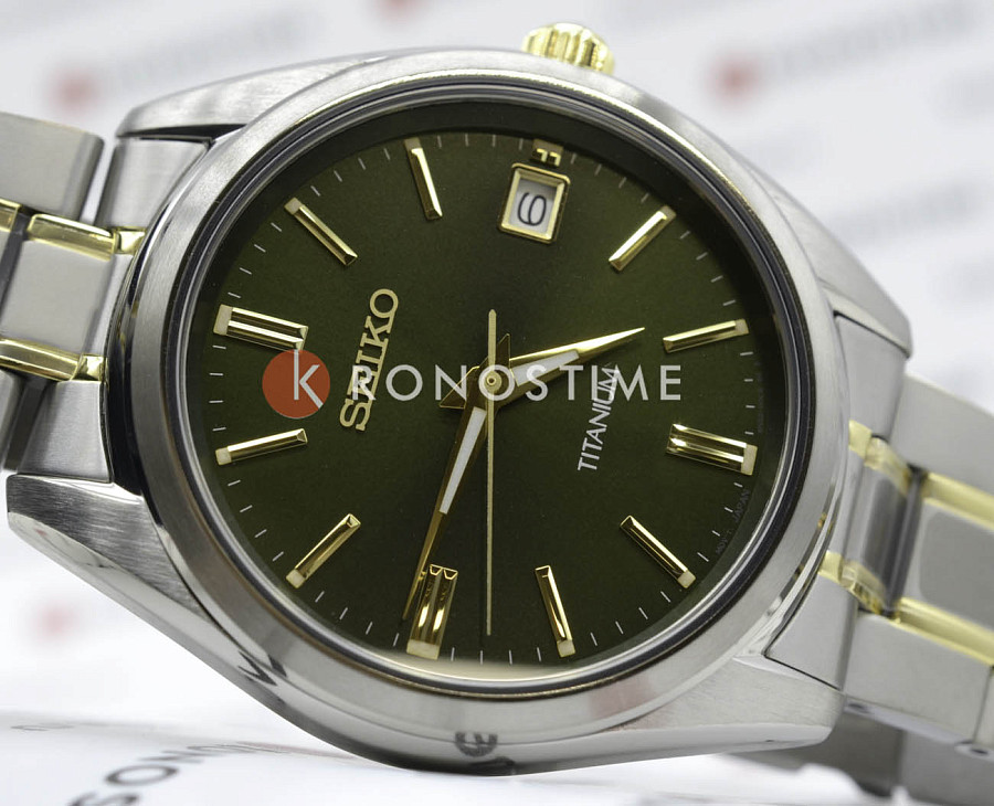 Часы Seiko Conceptual Series Dress SUR377P1 — титановый c pvd покрытием, мужские