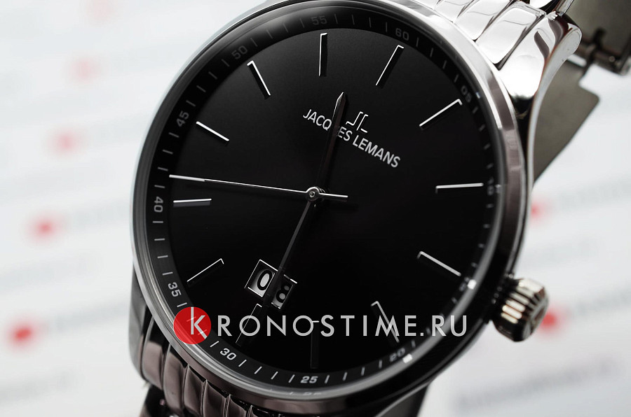 Часы Jacques Lemans 1-1862G — кварцевые, сталь металл