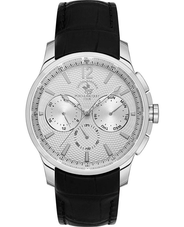 Часы Santa Barbara Polo & Racquet Club Legend SB.1.10538-1 — мужские, серебристый