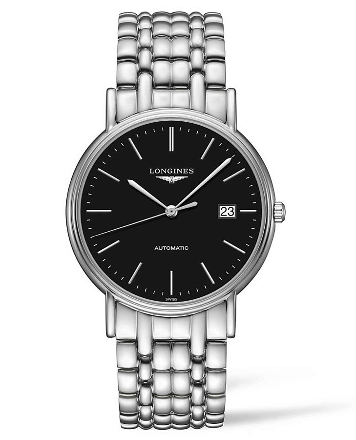 Часы Longines Presence L4.921.4.52.6 — женские, черный