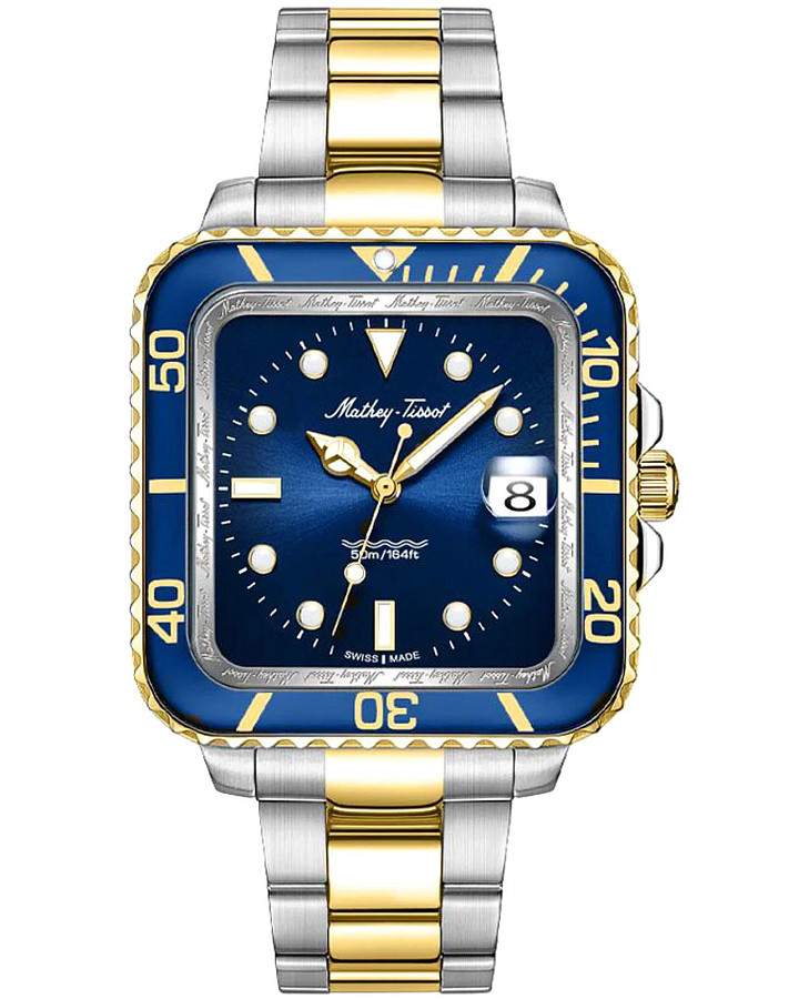Часы Mathey-Tissot Mathy H902QBBU — мужские, синий