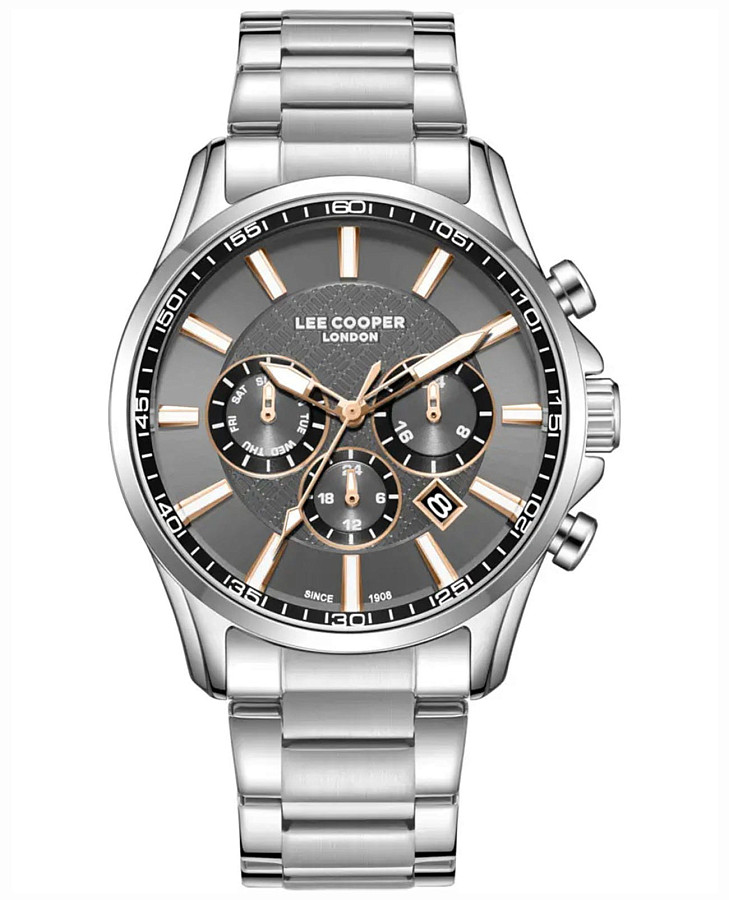 Часы Lee Cooper LC08149.360 — мужские, серый