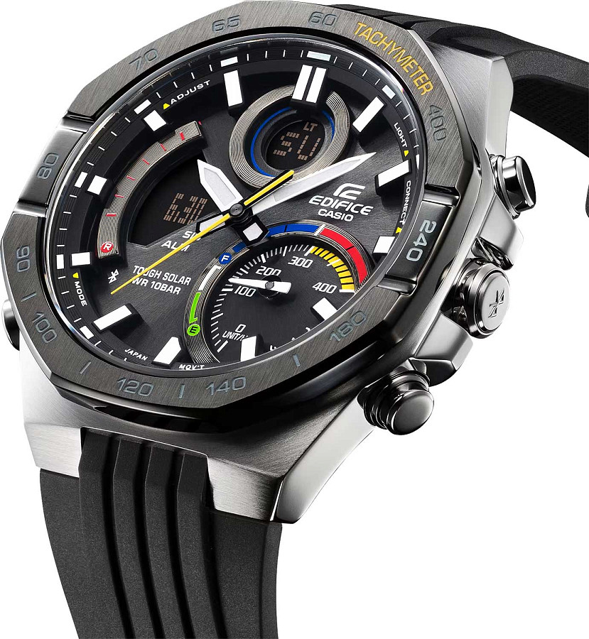 Часы Casio Edifice ECB-950MP-1AEF — кварцевые, сталь металл
