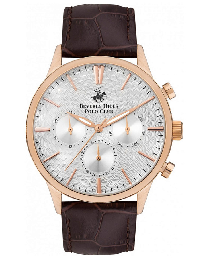 Часы Beverly Hills Polo Club BP3368X.432 — мужские, серебристый