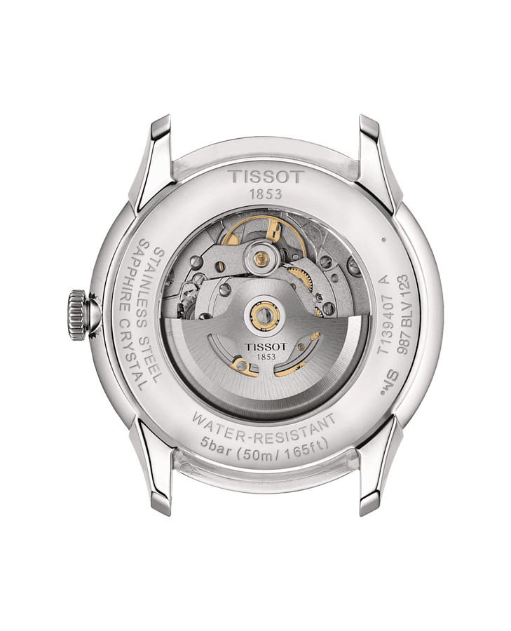Часы Tissot Chemin des Tourelles Powermatic 80 42 mm T139.407.11.068.00 — механические, сталь металл