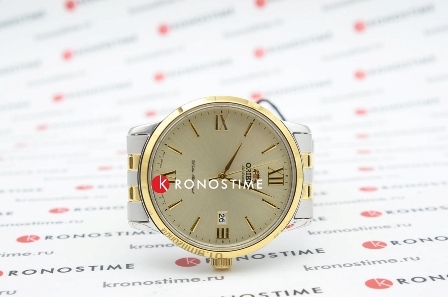 Часы Orient Classic Automatic RA-AC0F08G (RN-AC0F08G) — сталь c pvd покрытием, мужские