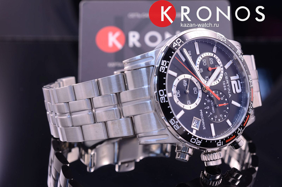 Часы Certina DS Sport Chronograph 1/10 sec C027.417.11.057.02 — артикул C0274171105702