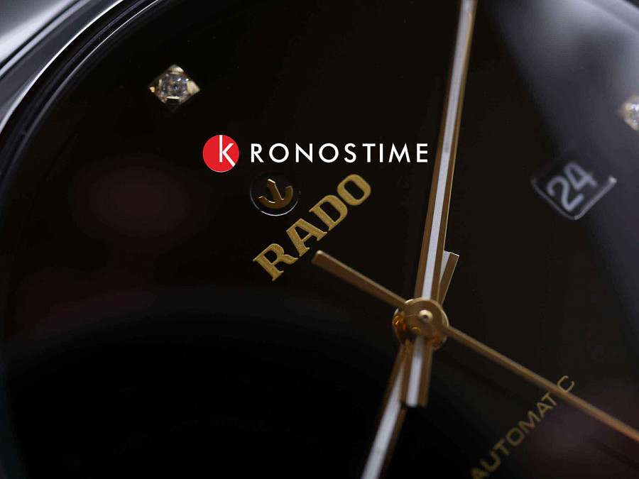 Часы Rado True Automatic Diamonds R27056712 — высокотехнологичная плазменная керамика, мужские