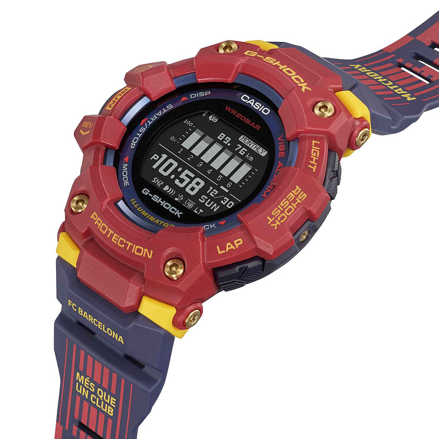 Часы Casio G-Shock GBD-100BAR-4DR (GBD-100BAR-4E) — пластик, мужские