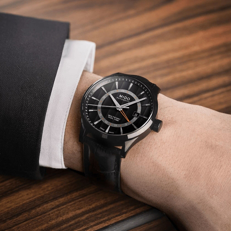 Часы Mido Multifort Dual Time M038.429.36.051.00 — Швейцария, механические