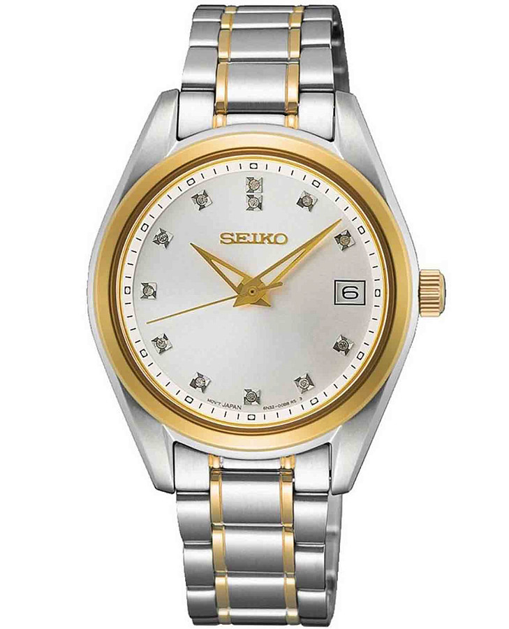 Часы Seiko Diamond Collection SUR582P1 — женские, серебристый