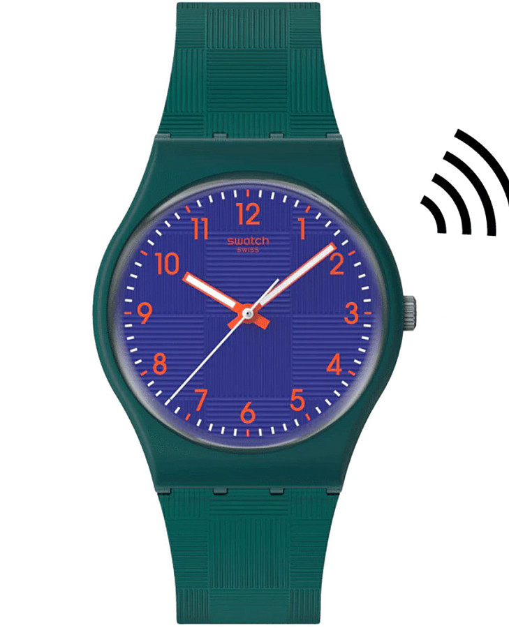 Часы Swatch Pattern Formation Pay! SO28N120-5300 — женские, синий
