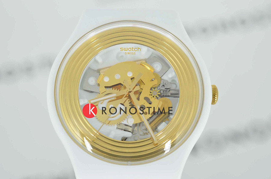 Часы Swatch New Gent Biosourced Lacquered SO29W107 — силикон, мужские