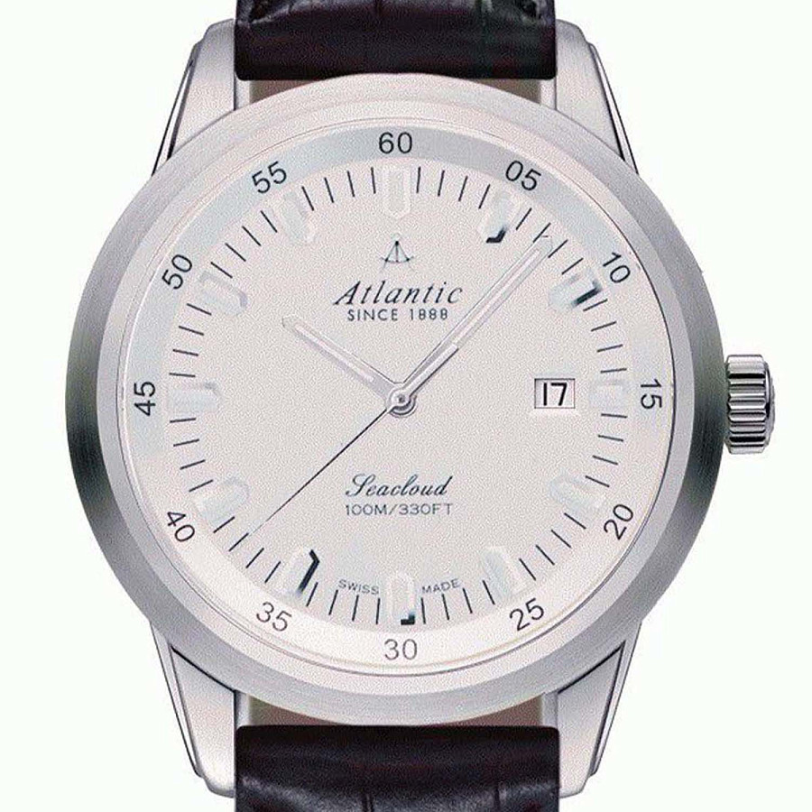 Часы Atlantic Seacloud 73360.41.21 — кварцевые, сталь металл