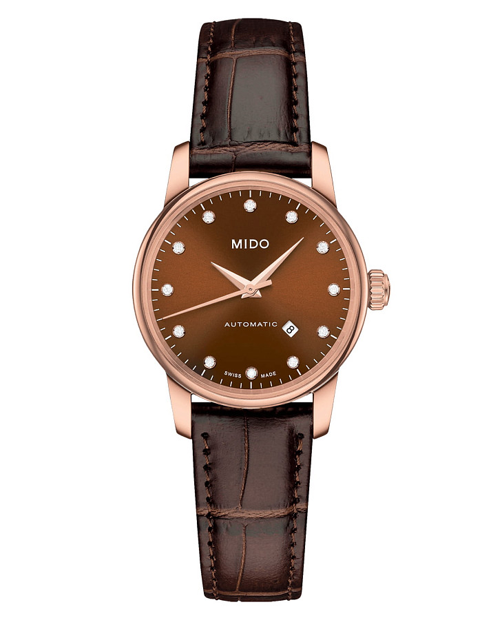 Часы Mido Baroncelli M7600.3.64.8 — женские, золотой