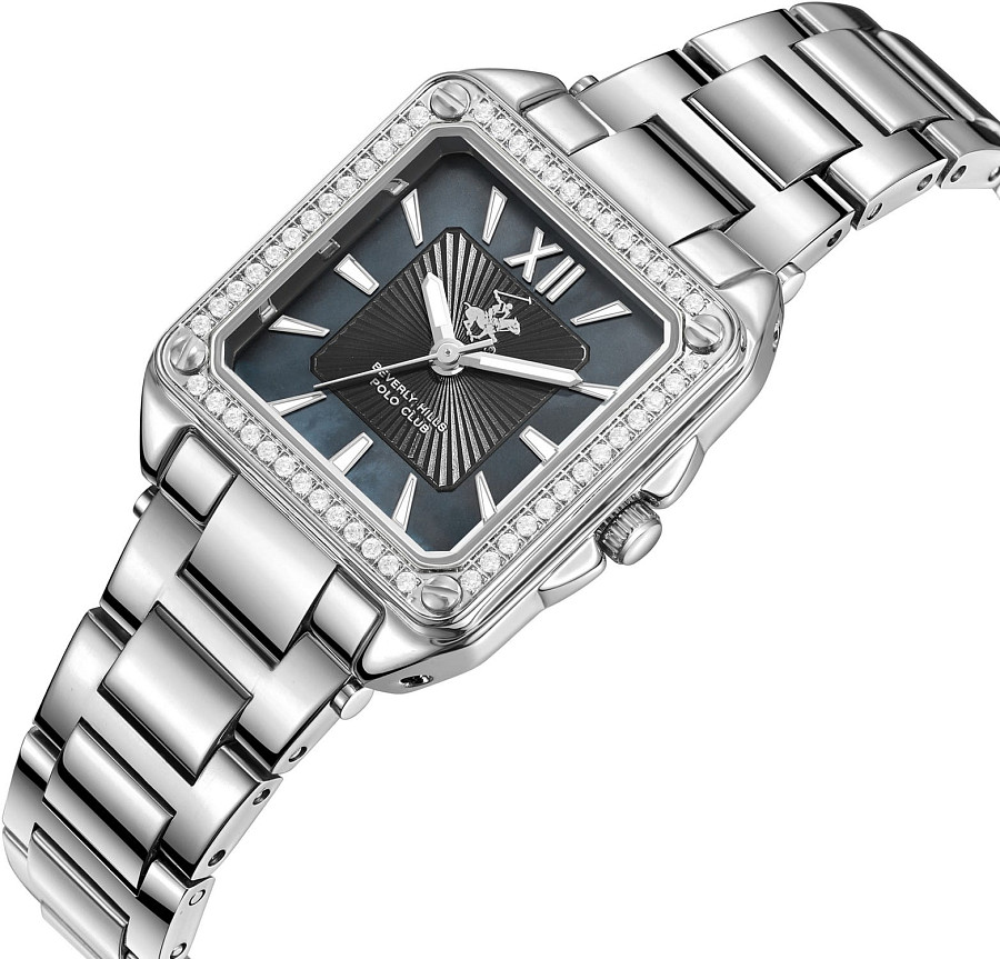 Часы Beverly Hills Polo Club BP3671C.360 — кварцевые, сталь металл