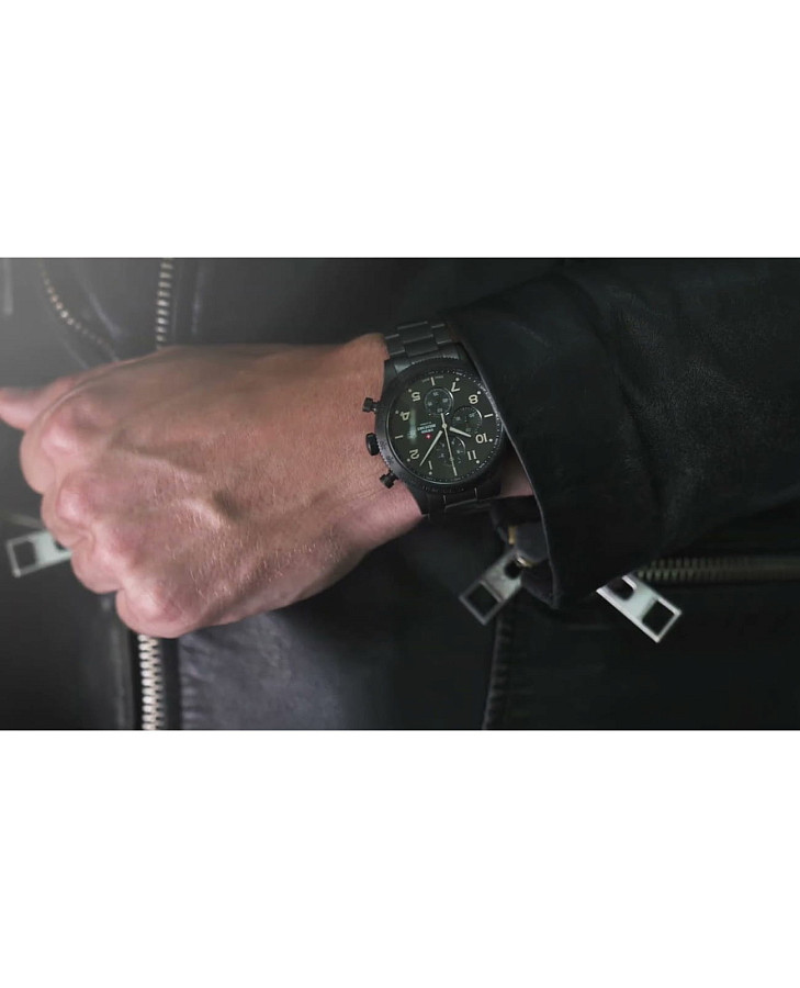 Часы Swiss Military by Chrono Sports SM34084.04 — кварцевые, металл сталь