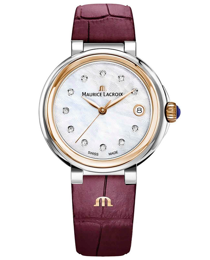 Часы Maurice Lacroix FIABA Date FA1007-PVP11-170-1 — женские, серебристый